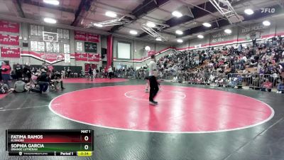 120 lbs Cons. Round 5 - Sophia Garcia, Orange Lutheran vs Fatima Ramos, Elsinore