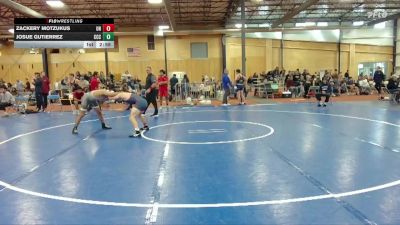 149 lbs Cons. Round 4 - Zackery Motzukus, Unattached vs Josue Gutierrez, Clackamas Community College