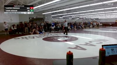 133 lbs 1st Place Match - Jahir Aguilar, Johnson & Wales vs Carter Freeman, Augsburg