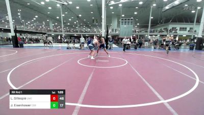 287 lbs Rr Rnd 1 - Liam Gillespie, United Wrestling Club vs John Eisenhower, Cedar Cliff