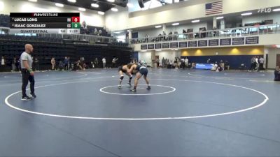 141 lbs Quarterfinal - Lucas Long, Rio Hondo vs Isaac Gonzalez, Cerritos College