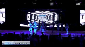 Cape Cod Cheer Academy - Savage Sharks [2026 L2 Junior - Flex - D2 - Small Day 3] 2026 Spirit Fest Grand Nationals