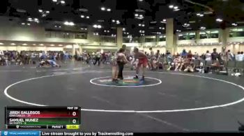 145 lbs Round 2 (10 Team) - Jireh Gallegos, Iowa Gables vs Samuel Nunez, GA Misfits