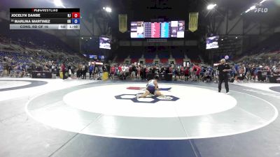 115 lbs Cons. Rd Of 16 - Jocelyn Danbe, NJ vs Marlina Martinez, OR