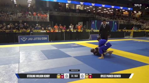 Rylee Parker Bowen vs Sterling Wilson Henry 2025 Pan Kids Jiu-Jitsu IBJJF Championship