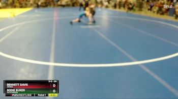 84 lbs Cons. Round 1 - Bennett Davis, Anoka vs Bodie Buker, Hutchinson