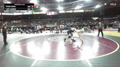 175 lbs 1st Place Match - Leif Larwin, Bend Senior vs Ryan Lewis, Middleton