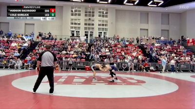 132 lbs Semifinal - Hudson Salvaggio, Christian Brothers High School vs Cole Gumlick, Lakeway Christian Academy