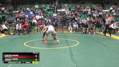 157 lbs Cons. Round 7 - Josiah Longo, Clearview vs Carter Shank, Marysville