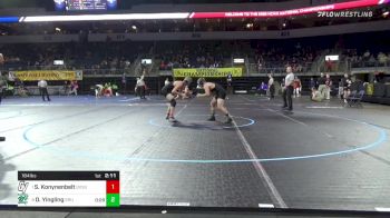 184 lbs Quarterfinal - Seth Konynenbelt, Grand Valley State vs Derek Yingling, Slippery Rock