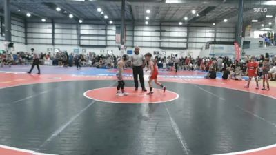 70 lbs Champ. Round 1 - Alijah Ybarra, East Carolina Wrestling Academ vs Trey Paulson, Cavalier Wrestling Club