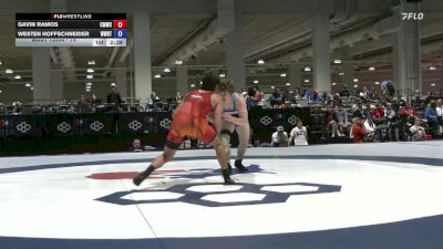 79 lbs Champ. Round 1 - Gavin Ramos, Colorado Mesa Wrestling Club vs Westen Hoffschneider, Wyoming Wrestling Reg Training Ctr