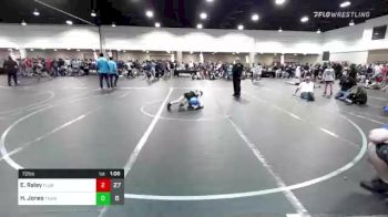 72 lbs Rr Rnd 3 - Ethan Raley, Florida Scorpions vs Hunter Jones, Team CLAY Futures