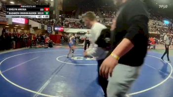G - 110 lbs Champ. Round 1 - Elizabeth Cruson-Kleven, Missoula Big Sky / Loyola Sacred Heart Girls vs Evelyn Arciga, Lockwood Girls