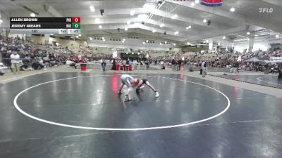 150 lbs Semis & 1st Wb (8 Team) - Jeremy Miears, Kirkwood High School vs Allen Brown, Page High School