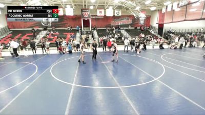 113 lbs Quarterfinal - Eli Olson, Park City Wrestling Club vs Dominic Gortat, Stallions Wrestling Club