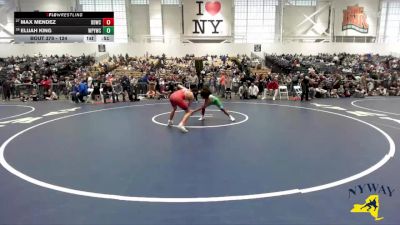 124 lbs Cons. Round 2 - Max Mendez, Black Dirt Wrestling Club vs Elijah King, Whitney Point Youth Wrestling Club