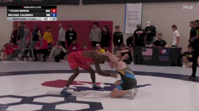 74 kg Semis - Ethan Birden, Ohio Regional Training Center vs Michael Caliendo, Hawkeye Wrestling Club