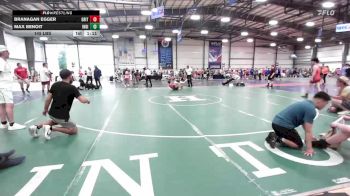 145 lbs Rr Rnd 3 - Branagan Egger, Gritty Grapplers vs Max Benoit, Indiana Outlaws Orange