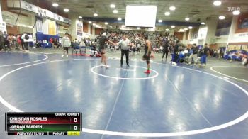 144 lbs Champ. Round 1 - Jordan Saadieh, Westmont vs Christian Rosales, Woodlake Union
