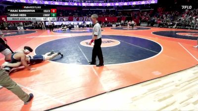 2A 190 lbs Semifinal - Judah Heeg, Lemont (H.S.) vs Isaac Barrientos, Elmhurst (IC Catholic)