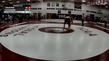 174 lbs Cons. Round 1 - Collin Ruiz, Carthage College vs Kyle Rasper, Wisconsin-Oshkosh