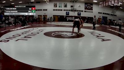 174 lbs Cons. Round 1 - Collin Ruiz, Carthage College vs Kyle Rasper, Wisconsin-Oshkosh