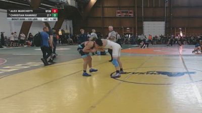 135 lbs Quarterfinal - Alex Marchetti, Wyoming Seminary vs Christian Ramirez, St Peters Prep