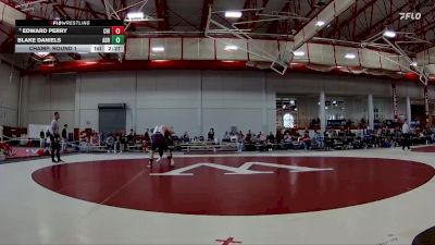 285 lbs Champ. Round 1 - Edward Perry, Chicago vs Blake Daniels, Adrian