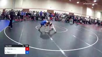 45 lbs Round Of 16 - Aydan Thomas, Cowboy RTC vs Elijah Poe, Silverback Wrestling Club