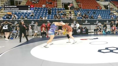 190 lbs Champ. Rd Of 64 - Kloe Knutson, Nebraska vs Alyssa Apolinar, Colorado