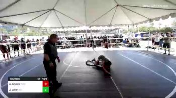 109 lbs Round Of 16 - Aaron Gomez, Tucson Cyclones vs Jadyn Wren, Red Wave WC