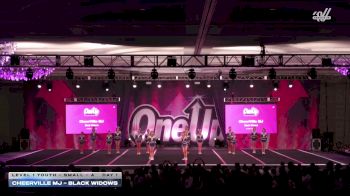 CheerVille MJ - Black Widows [2026 L1 Youth - Small - A Day 1] 2026 One Up Grand Nationals