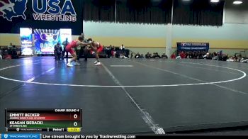 120 lbs Champ. Round 4 - Emmitt Becker, Askren Wrestling Academy vs Keagan Sieracki, 3F Wrestling