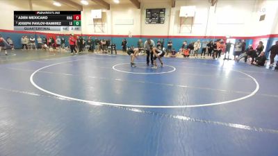 Boys 138 lbs Quarterfinal - Aden Mexicano, King`s Academy Boys vs Joseph Pavlov-Ramirez, Los Gatos Boys