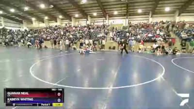 145 lbs Cons. Round 5 - Gunnar Neal, CA vs Kabryn Whiting, UT