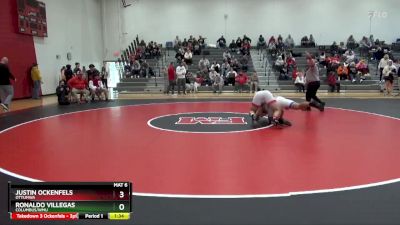 215 lbs Quarterfinal - Justin Ockenfels, Ottumwa vs Ronaldo Villegas, Columbus/WMU