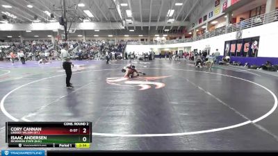 174 lbs Cons. Round 2 - Isaac Andersen, Dickinson State (N.D.) vs Cory Cannan, Lindsey Wilson (Ky.)
