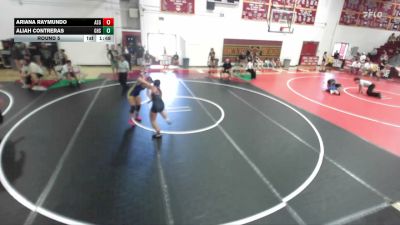 135 lbs Round 5 - Ariana Raymundo, ASG vs Aliah Contreras, Gahr High School