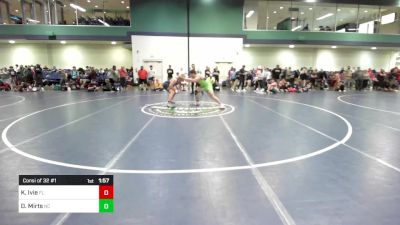 215 lbs Consi Of 32 #1 - Kaleb Ivie, FL vs Derik Mirts, NC