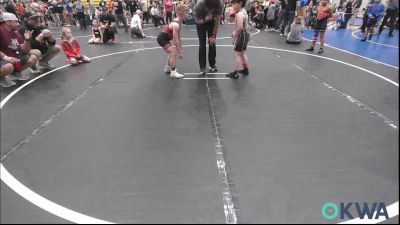 83 lbs Consi Of 8 #2 - Eeston Rice, Watonga Youth Wrestling vs Carter Reed, Barnsdall Youth Wrestling