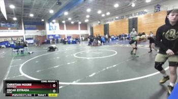 126 lbs Cons. Round 1 - Christian Moore, Westmont vs Oscar Estrada, Royal
