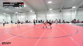 145 lbs Consolation - Savannah Bonham, Perry Girls Wrestling Club vs Lilliana Casteel, Cushing Girls