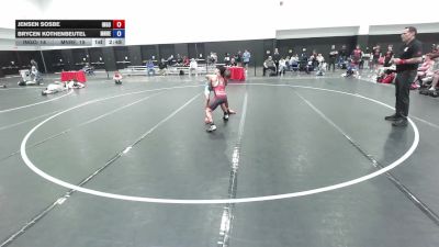 106 lbs Jensen Sosbe, Team Indiana Gold vs Brycen Kothenbeutel, Minnesota Red