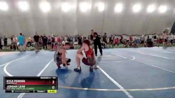 141 lbs Cons. Round 2 - Jordan Lear, Red Hawk Wrestling Academy vs Kyle Ferrier, Marysville