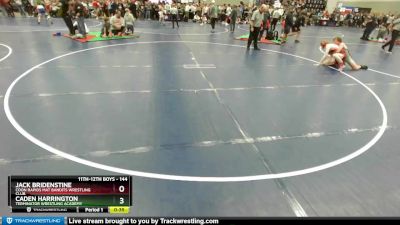 144 lbs Cons. Round 3 - Caden Harrington, Terminator Wrestling Academy vs Jack Bridenstine, Coon Rapids Mat Bandits Wrestling Club