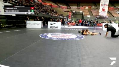 Intermediate Boys - 93 lbs 5th Place Match - Rocco Orozco, Vacaville Wrestling Club vs Jymini Waters
