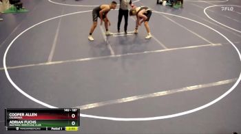 187 lbs 1st Place Match - Cooper Allen, Caledonia vs Adrian Fuchs, Hastings Wrestling Club
