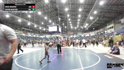 49 lbs Semifinal - Cruz Montez, Steel City Reloaded WC vs Jacob Sawyer, Mat Demon WC