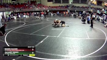 125 lbs Cons. Round 2 - Bowen Backer, Sutherland Youth Wrestling Club vs Zachary Minino, The Best Wrestler